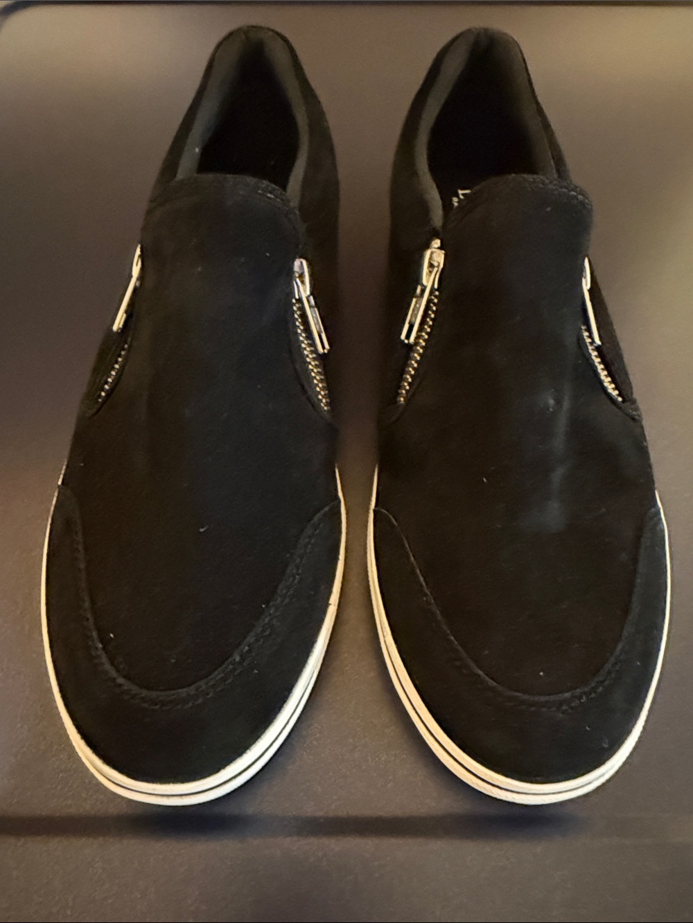 Lauren Ralph Lauren Suede Slip on Sneakers - Picture 2 of 7